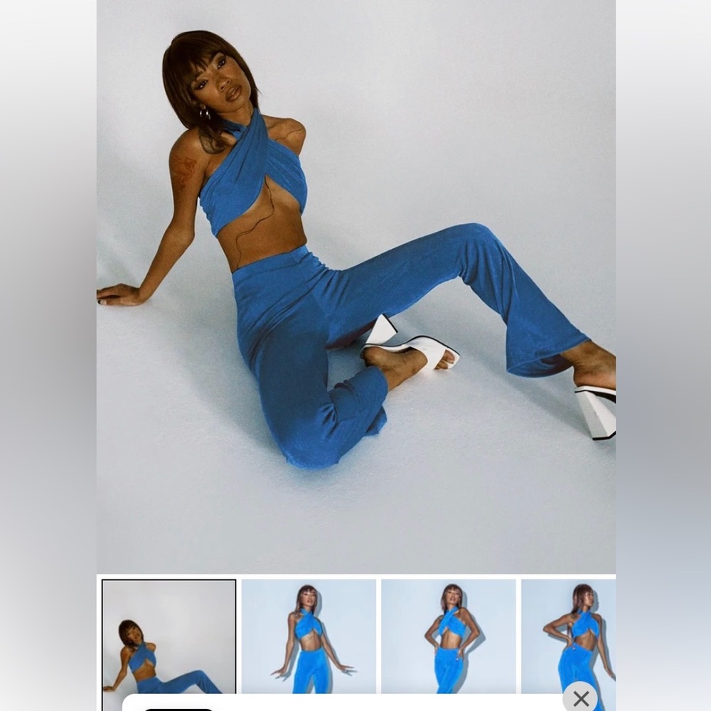 Electric Blue Princess Polly Keiara Set